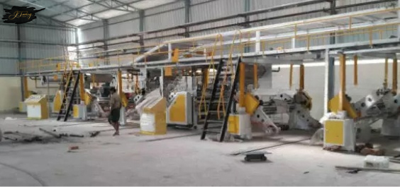 5 Layers Automatic Corrugated Paper Production Line